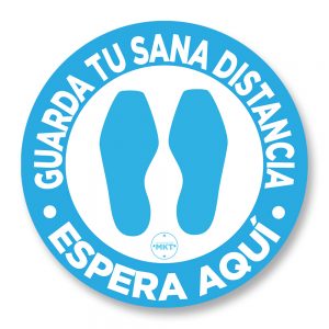 Señalética: Guardar distancia