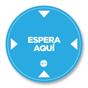 Señalética: Espera aquí